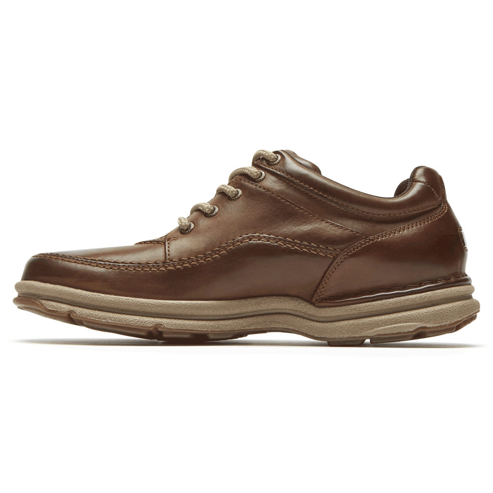 Rockport Joggesko Herre Brune - World Tour Classic Shoe - WQFE78041